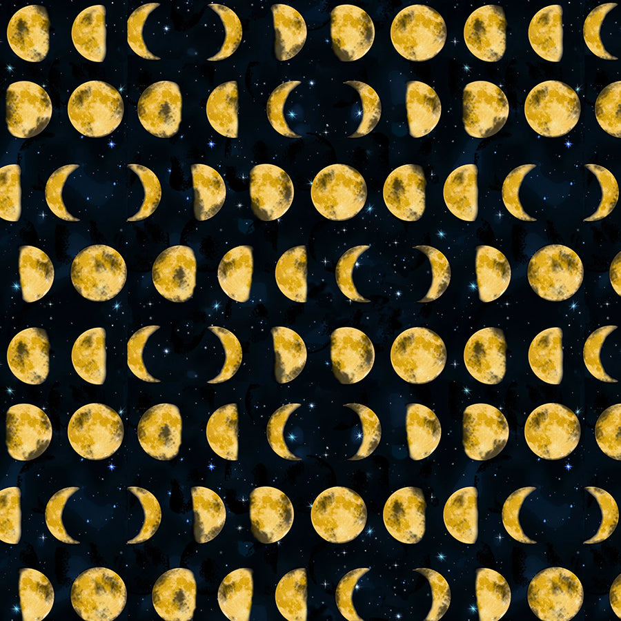 Super Moon Phases Black