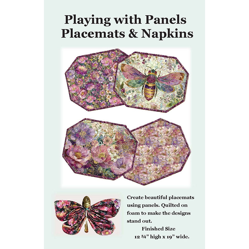 Playing with Panels Placemats & Napkins Pattern by J. Minnis Designs