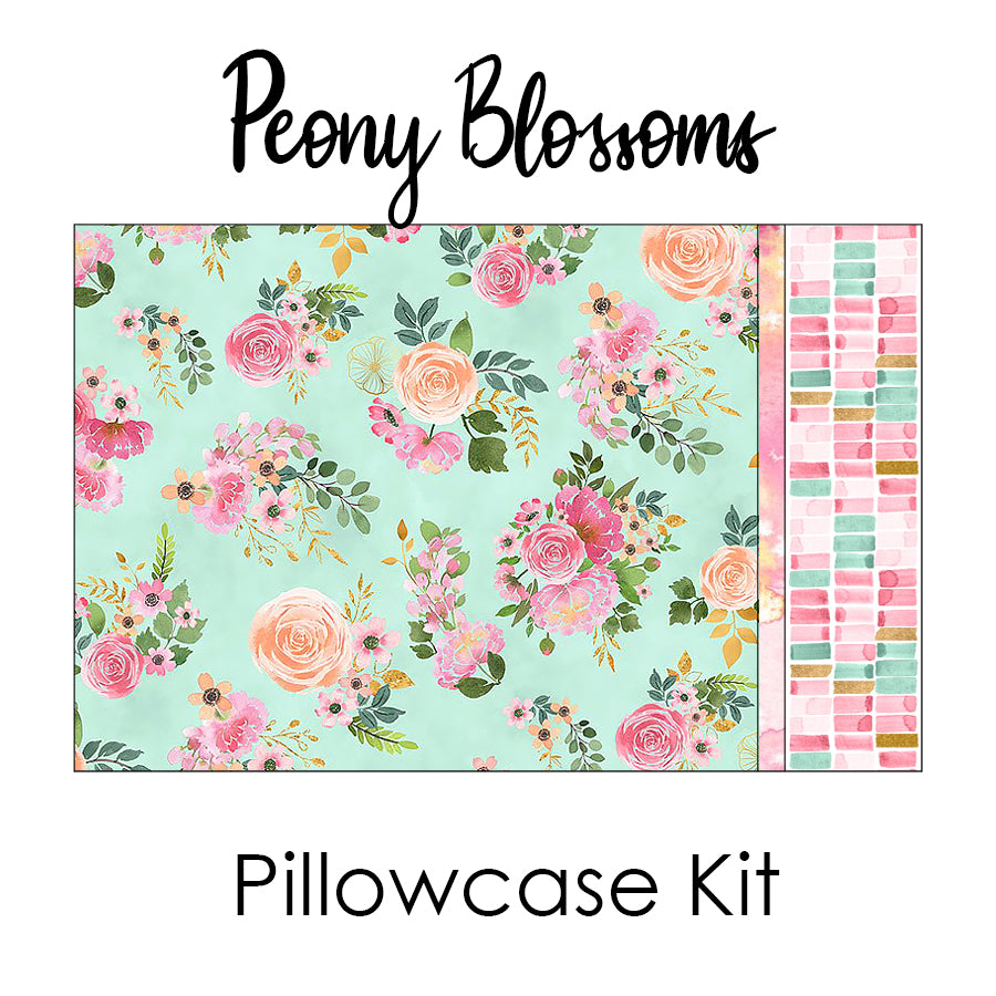 Peony Blossoms Pillowcase Kit from Wilmington