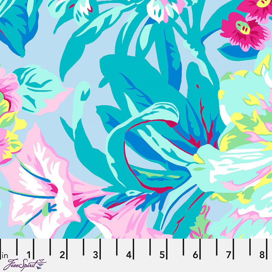 108" Wide Quilt Backing Kaffe Fassett Collective Voluptuous Pastel from Free Spirit 3 YARD CUT