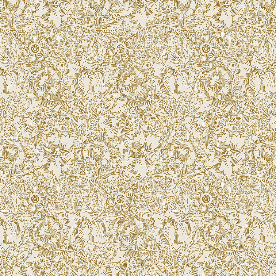 108" Quilt Backs Morris & Co. Lodden Pure Poppy Pearwood from Free Spirit 3 YARD CUT