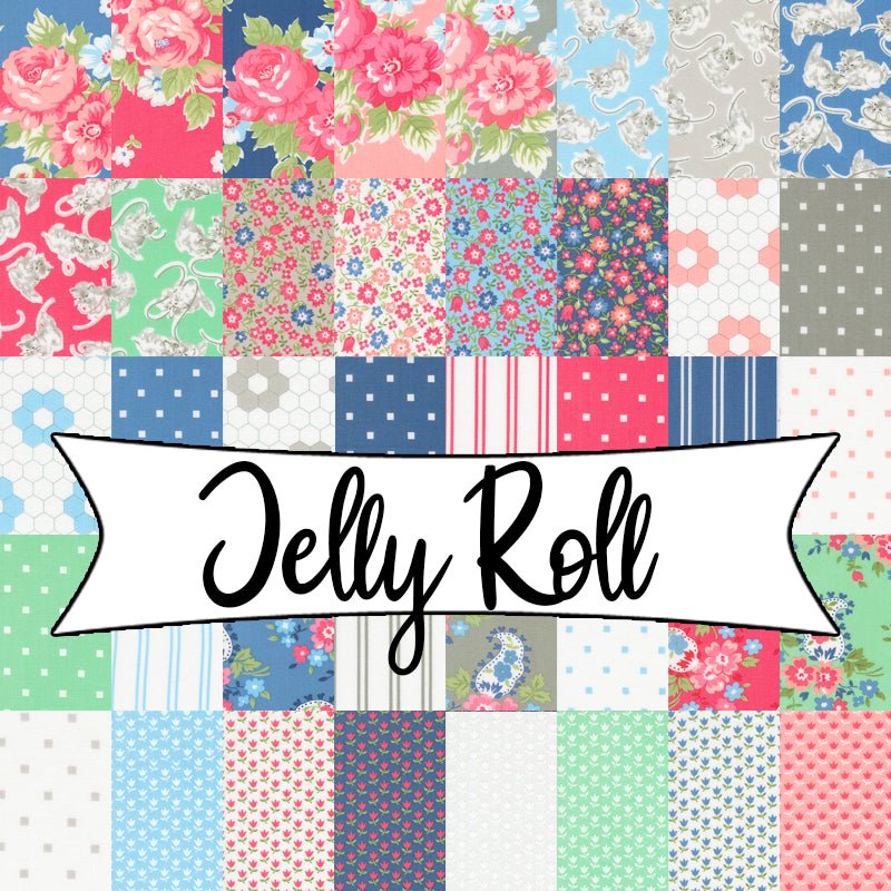 A Cat Named Stitch Jelly Roll - Moda from Fort Worth Fabric Studio