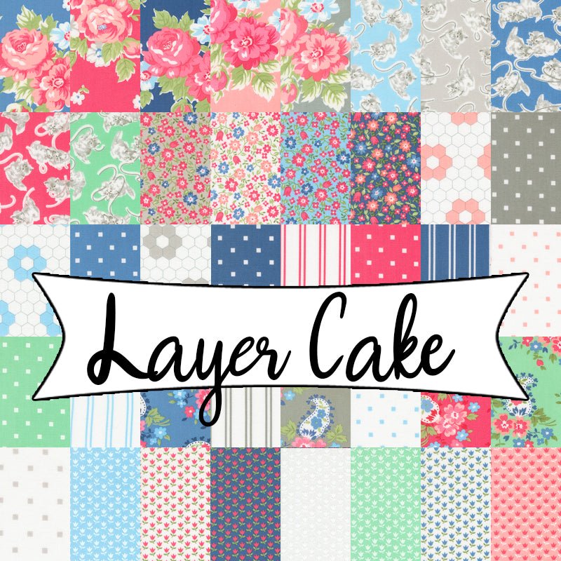 A Cat Named Stitch Layer Cake - Moda from Fort Worth Fabric Studio
