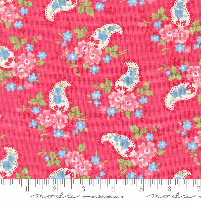 A Cat Named Stitch Paisley Florals Rosie - Moda from Fort Worth Fabric Studio