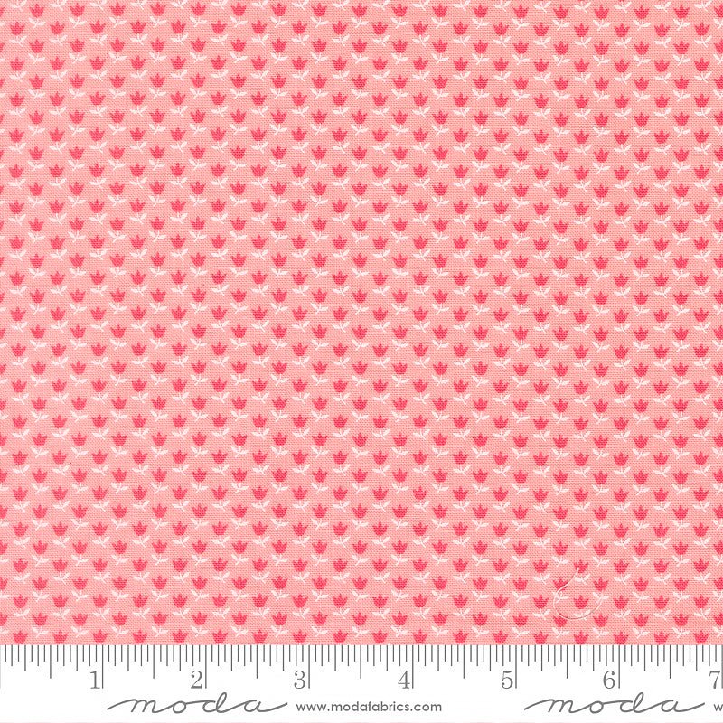 A Cat Named Stitch Small Tulips Blush - Moda from Fort Worth Fabric Studio