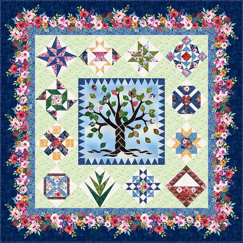 A Family Tree of Faith Quilt Pattern Booklet - In the Beginning from Fort Worth Fabric Studio