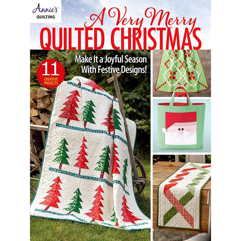 A Very Merry Quilted Christmas Pattern Book - Annie's Quilting from Fort Worth Fabric Studio