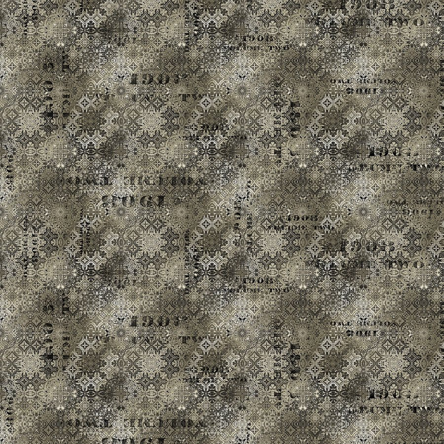 Abandoned Faded Tile Neutral - Free Spirit from Fort Worth Fabric Studio
