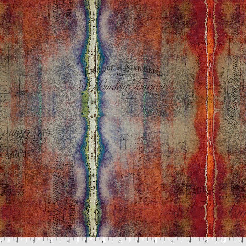 Abandoned II Dyed Stripe Multi - Free Spirit from Fort Worth Fabric Studio