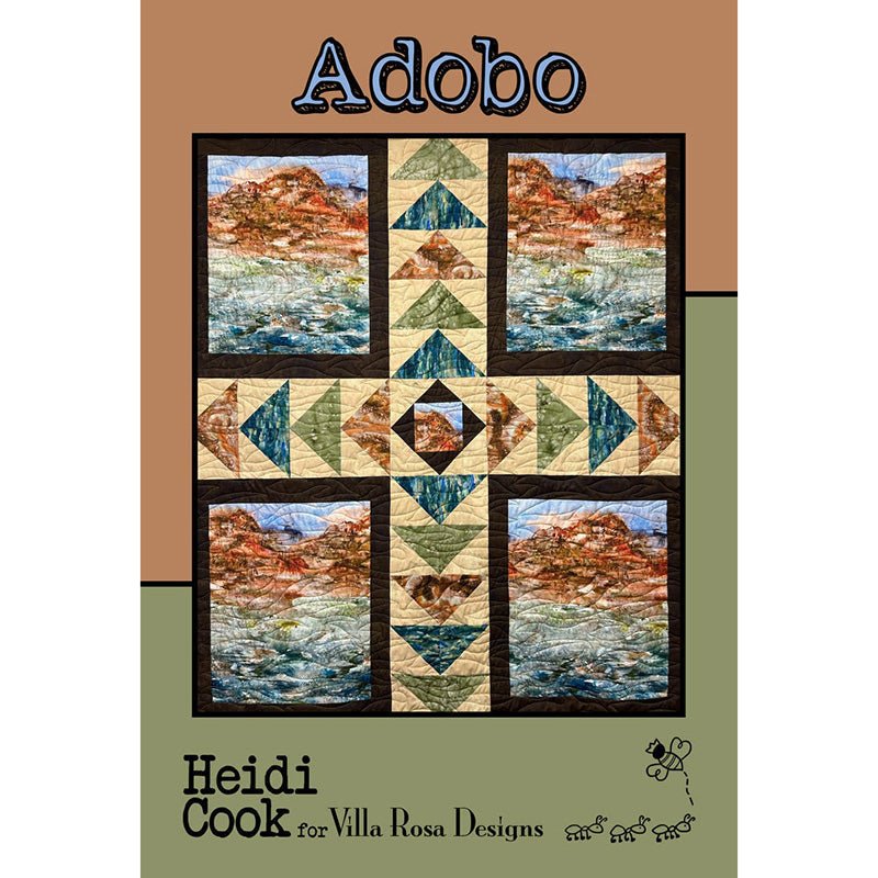 Adobo Quilt Pattern PDF Download - Villa Rosa Designs from Fort Worth Fabric Studio