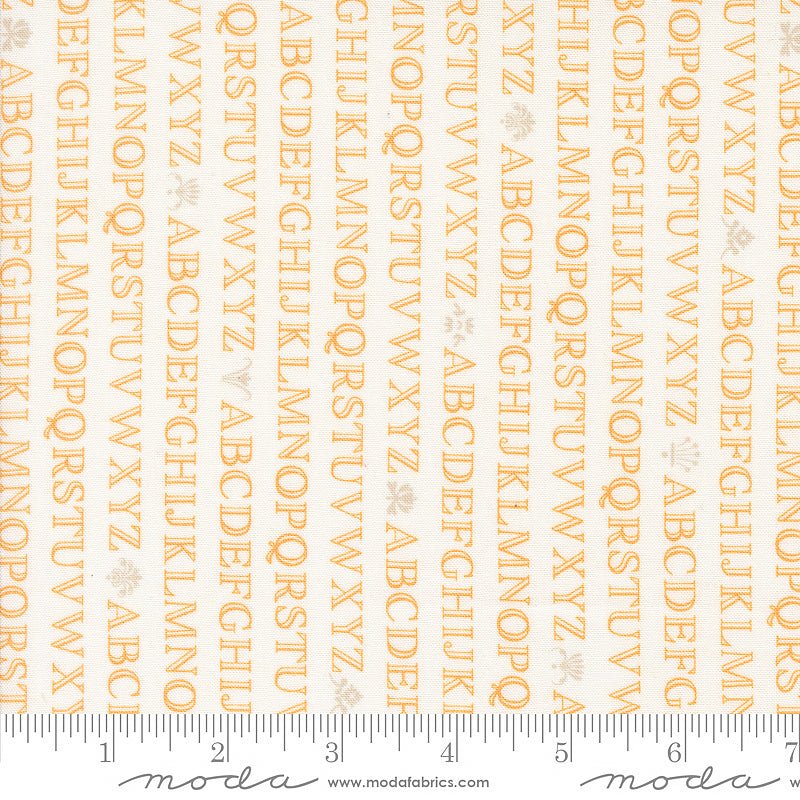 Agatha Road Text & Words Ghost Pumpkin - Moda from Fort Worth Fabric Studio
