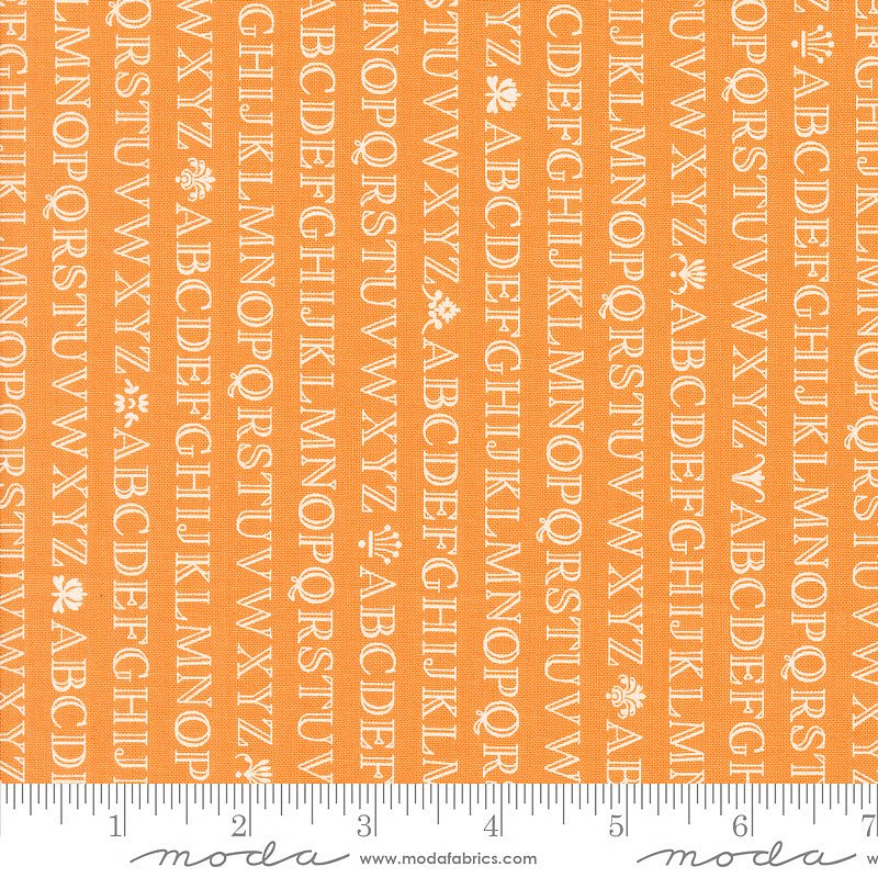 Agatha Road Text & Words Pumpkin - Moda from Fort Worth Fabric Studio