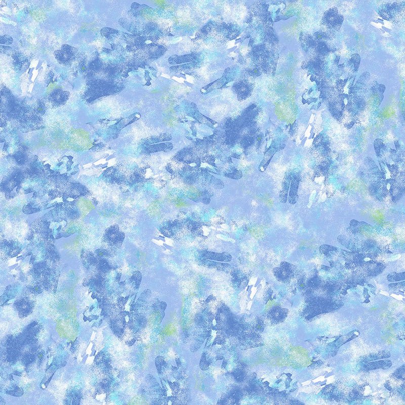 Air Mail Allover Texture Lapis - Studio E from Fort Worth Fabric Studio