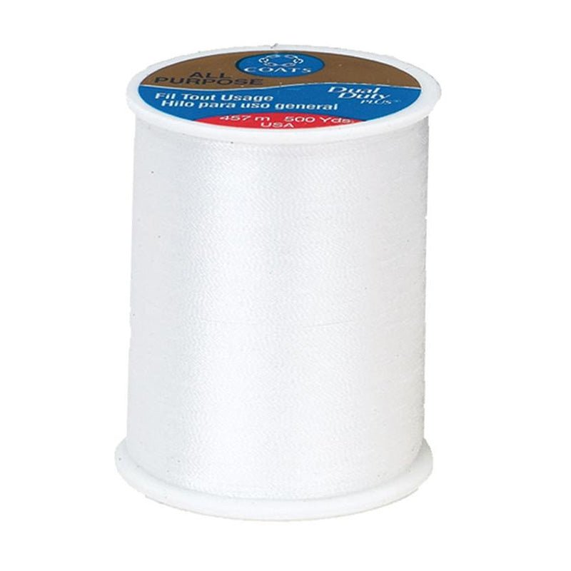 All Purpose Thread White by Coats & Clark - Coats & Clark from Fort Worth Fabric Studio