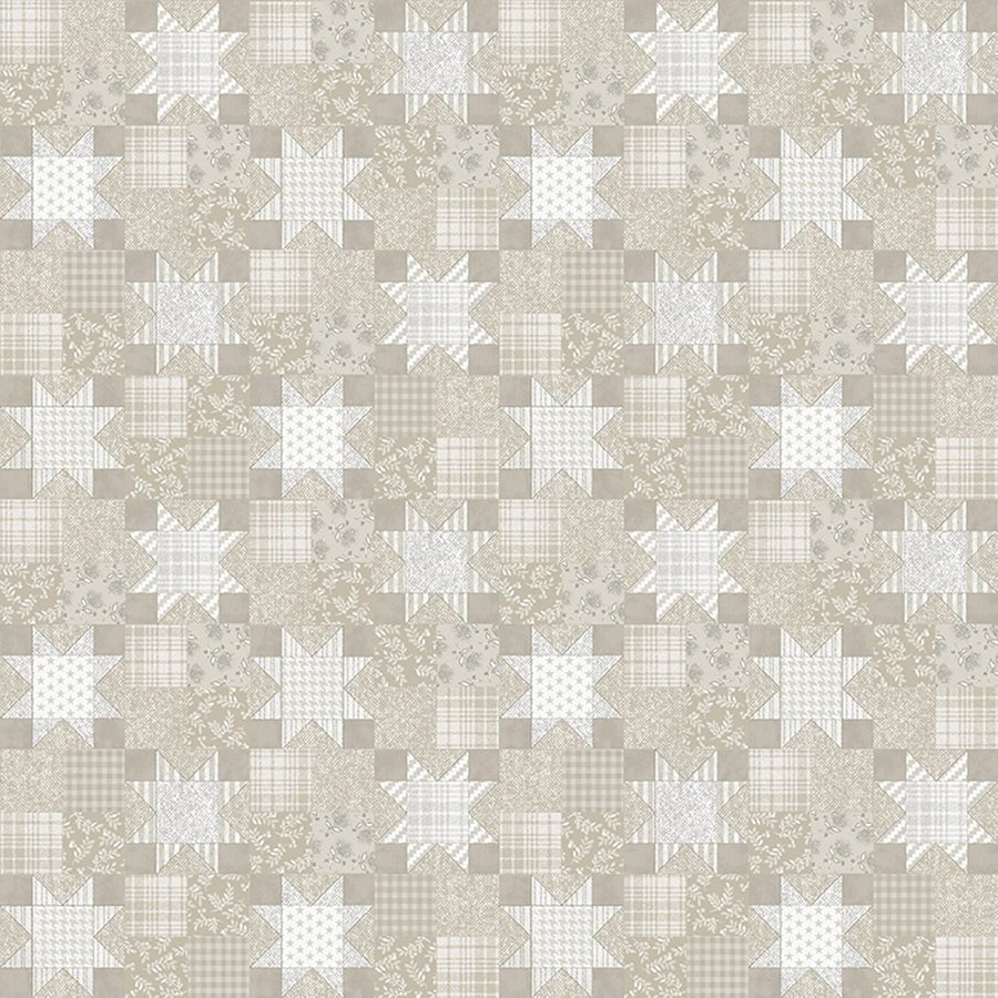 American Valor Quilt Stars Natural - Benartex from Fort Worth Fabric Studio