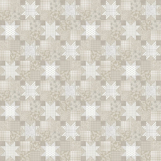 American Valor Quilt Stars Natural - Benartex from Fort Worth Fabric Studio