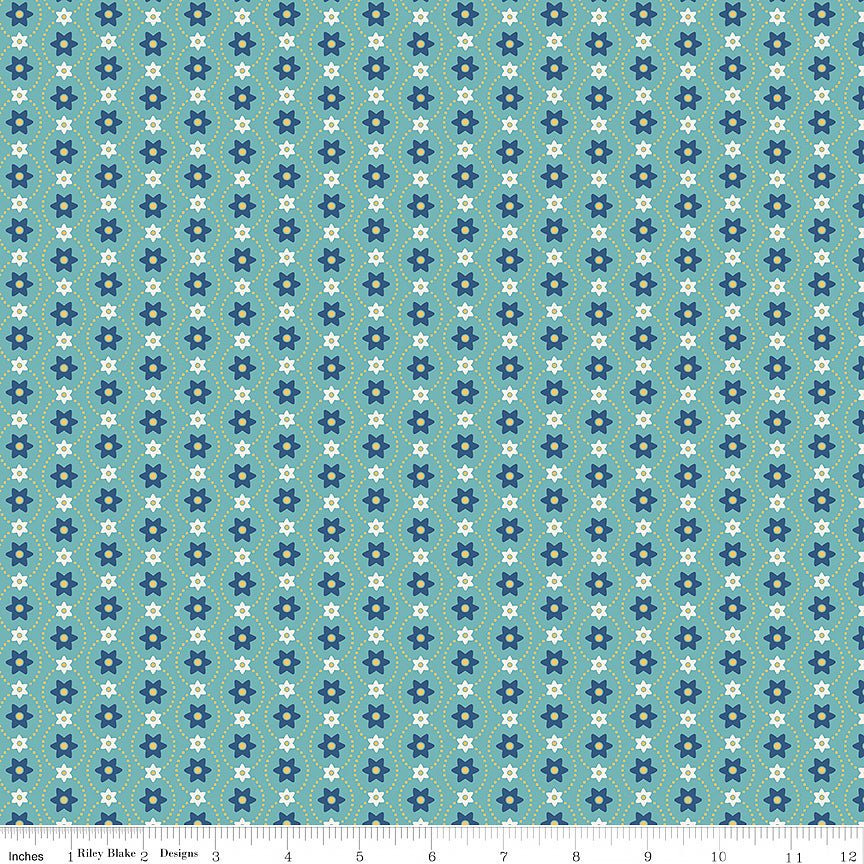 Americana Eleanor Raindrop - Riley Blake from Fort Worth Fabric Studio