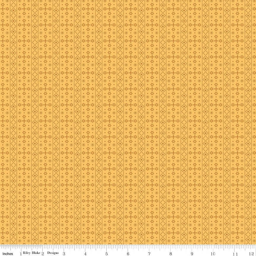 Americana Franklin Marigold – Remnant 47″ × 44″ - Riley Blake from Fort Worth Fabric Studio