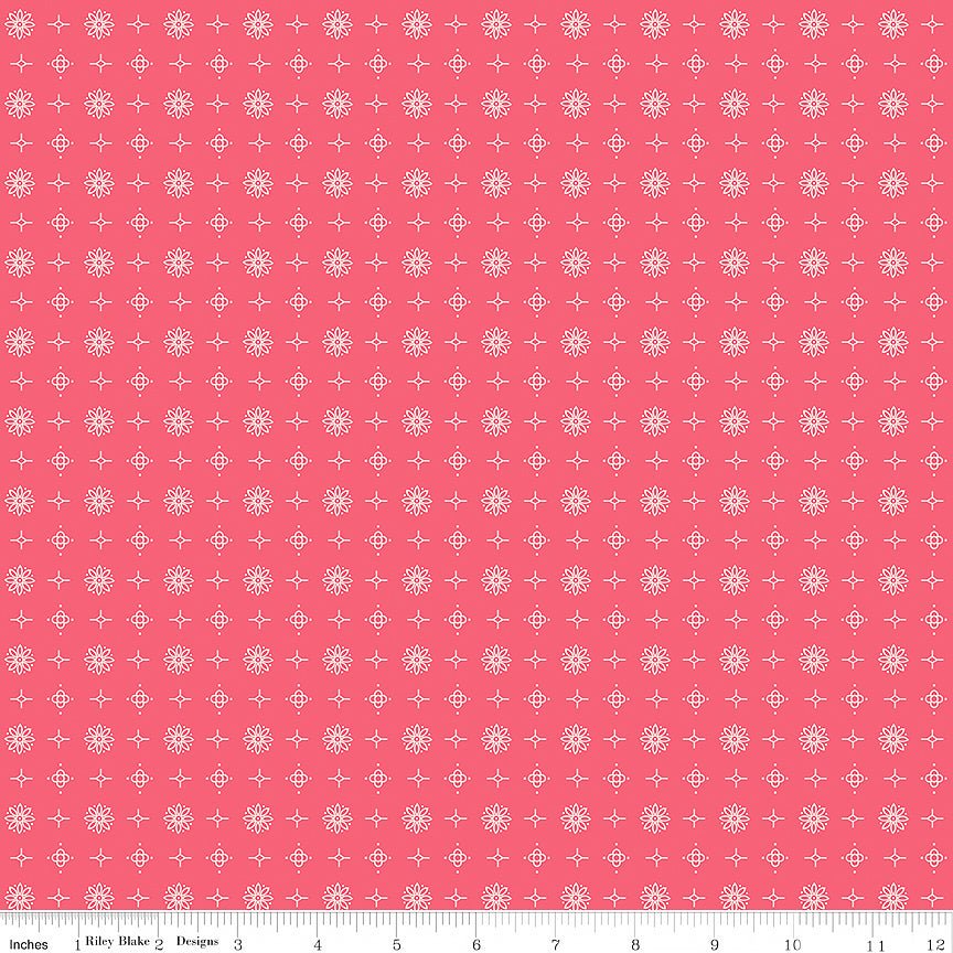 Americana Lincoln Tea Rose - Riley Blake from Fort Worth Fabric Studio