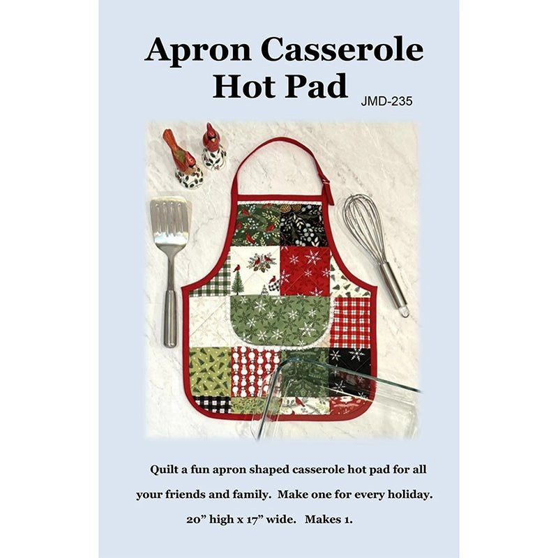 Apron Casserole Hot Pad Pattern by J. Minnis Designs - J. Minnis Designs from Fort Worth Fabric Studio