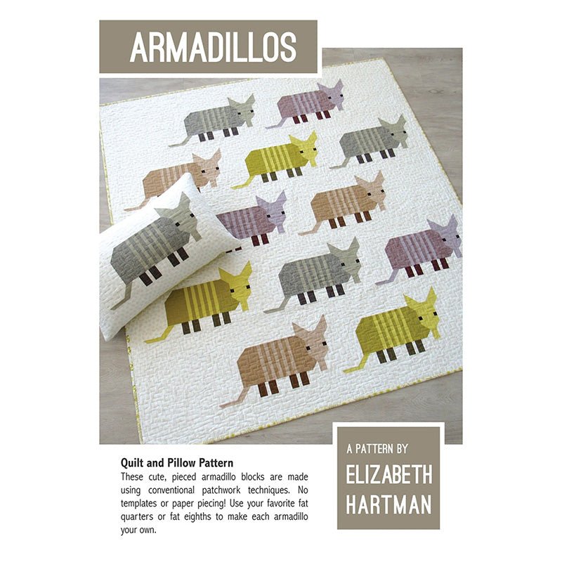 Armadillos Quilt Pattern by Elizabeth Hartman Pattern by Elizabeth Hartman