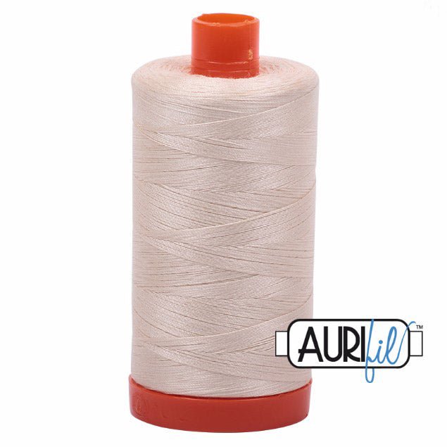 Aurifil Cotton Mako Thread Light Sand 50wt MK50 - 2000 - Aurifil from Fort Worth Fabric Studio