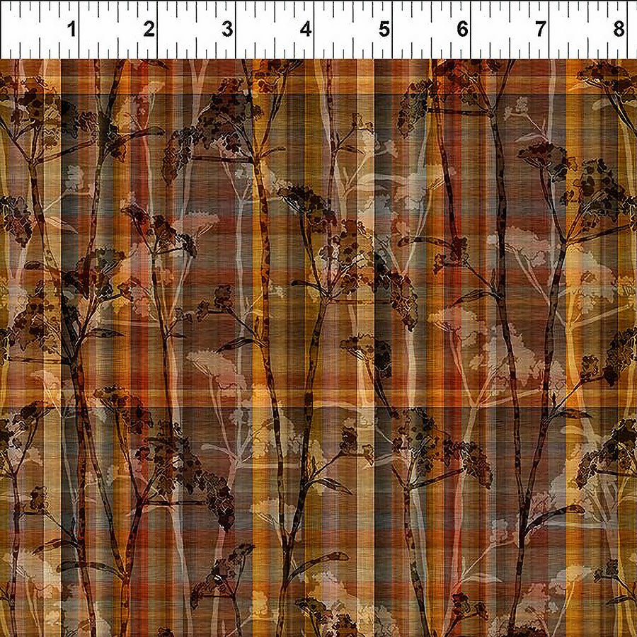 Autumn Elegance Fall Plaid Brown - In the Beginning from Fort Worth Fabric Studio