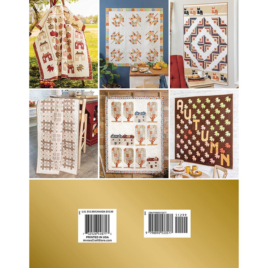 Autumn Quilting with Wendy Sheppard Quilt Pattern Book - Annie's Quilting from Fort Worth Fabric Studio