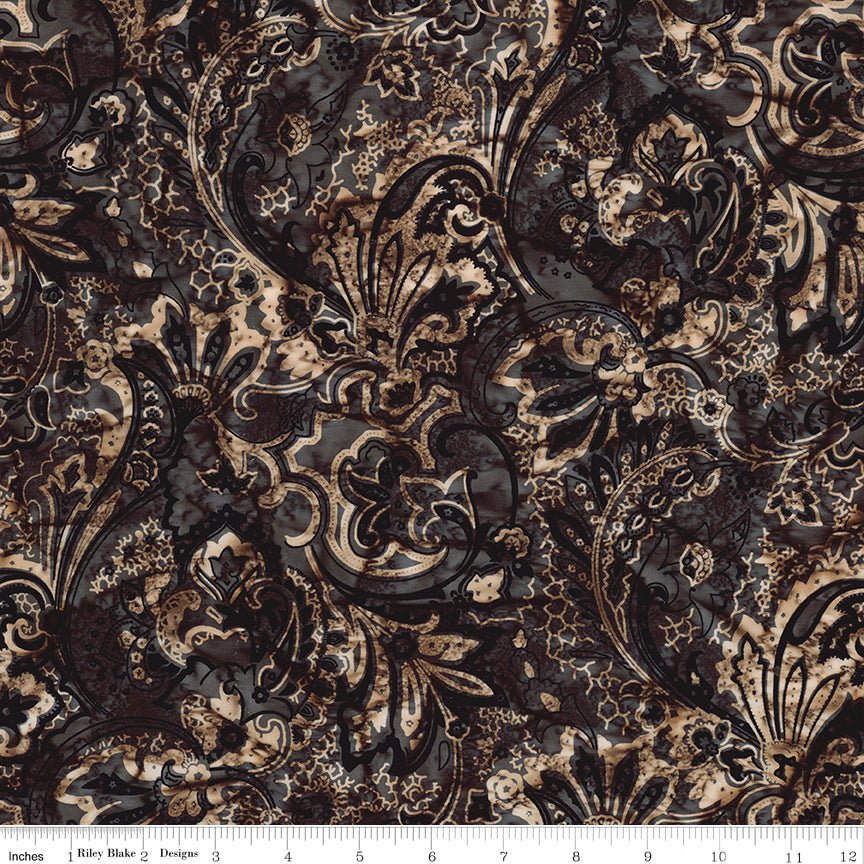 Bandanas Batiks Stormy Seas - Riley Blake from Fort Worth Fabric Studio