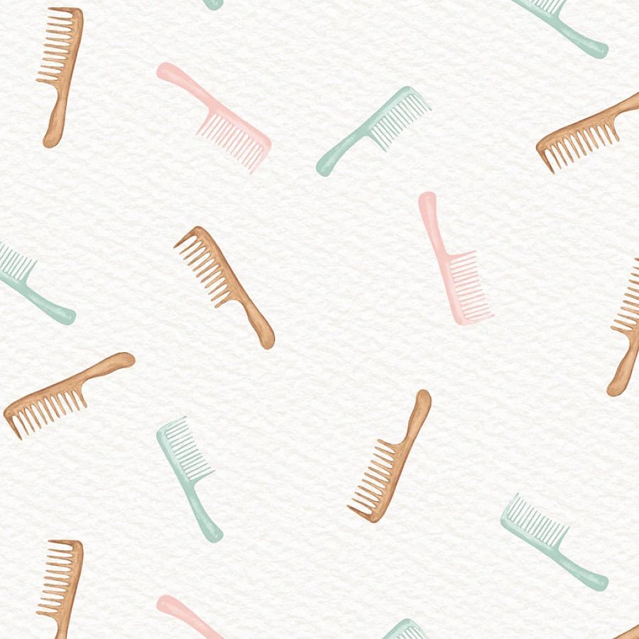 Bathing Bonnies Combs Cream - Studio E from Fort Worth Fabric Studio