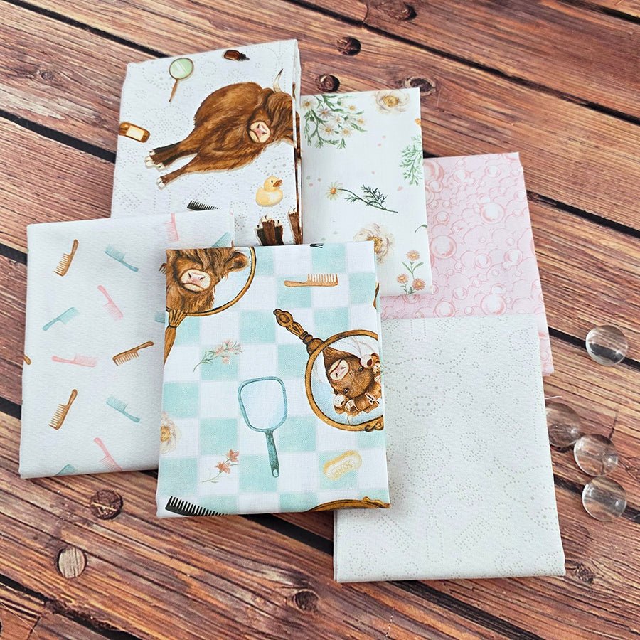 Bathing Bonnies Fat Quarter Bundle from StudioE 6 Prints - Studio E from Fort Worth Fabric Studio
