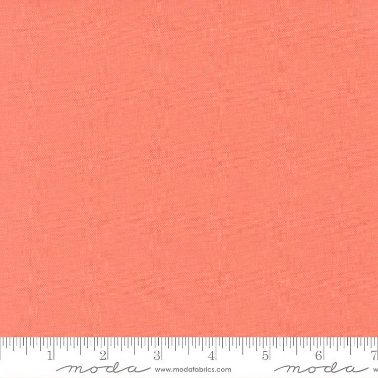 Bella Solids Coral - Moda from Fort Worth Fabric Studio