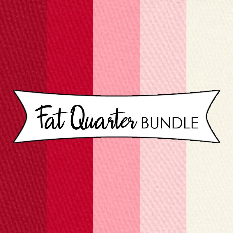 Bella Solids Valentine Colors Fat Quarter Bundle - Moda from Fort Worth Fabric Studio