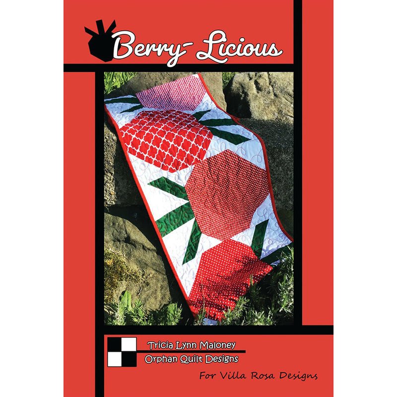 Berry - licious Table Runner Pattern - Villa Rosa Designs from Fort Worth Fabric Studio
