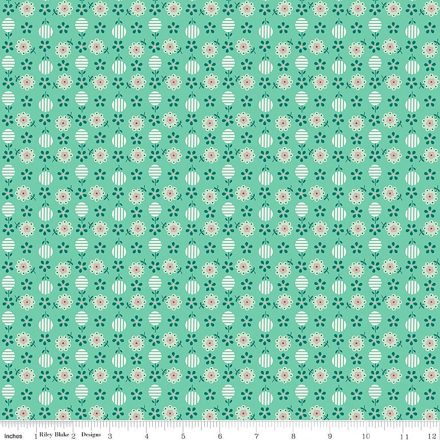 Berry & Sage Apron Leaf - Riley Blake from Fort Worth Fabric Studio