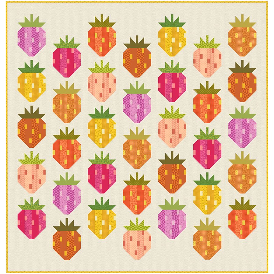 Berry Season Quilt Pattern by Elizabeth Hartman - Elizabeth Hartman from Fort Worth Fabric Studio