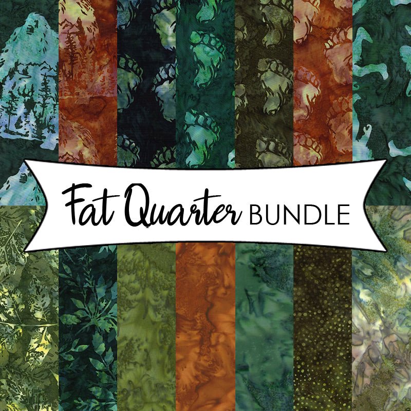 Big Foot Bali Batiks Fat Quarter Bundle - Hoffman from Fort Worth Fabric Studio