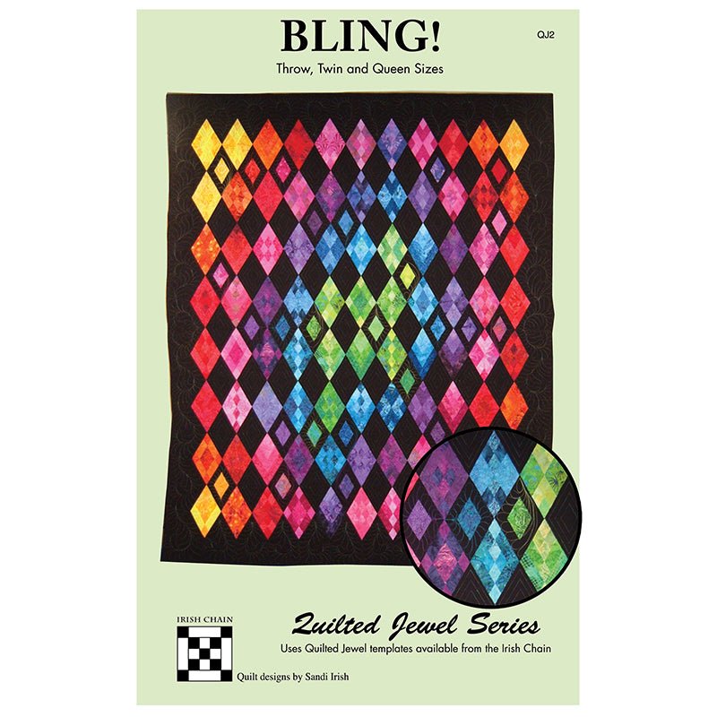 Bling! Quilt Pattern by Irish Chain - Irish Chain from Fort Worth Fabric Studio
