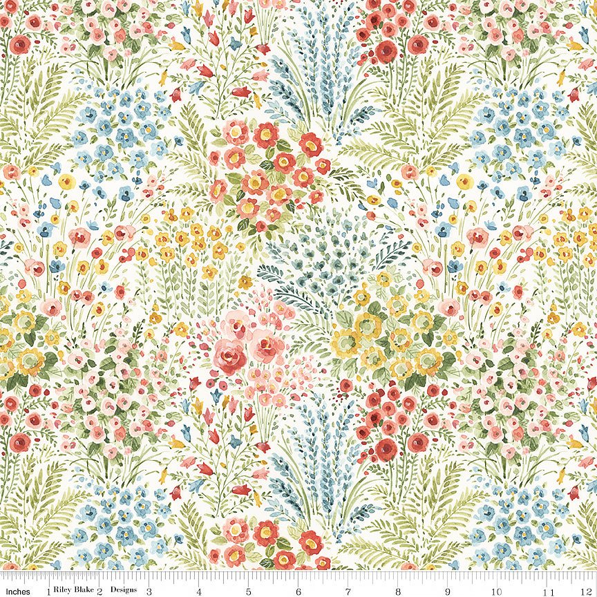 Blissful Moments Meadow Cream - Riley Blake from Fort Worth Fabric Studio