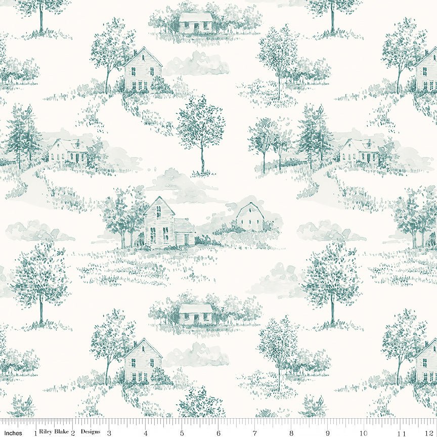 Blissful Moments Toile Dream - Riley Blake from Fort Worth Fabric Studio