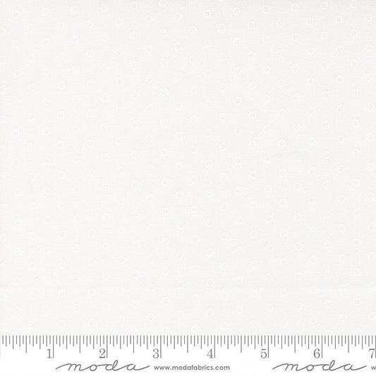Bloomsberry Favorite Dots White on White - Moda from Fort Worth Fabric Studio