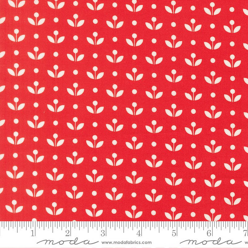 Bloomsberry Mayfair Ditsy Red - Moda from Fort Worth Fabric Studio