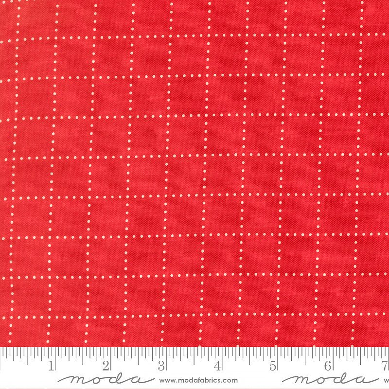 Bloomsberry Stroll Checks & Plaid Red - Moda from Fort Worth Fabric Studio
