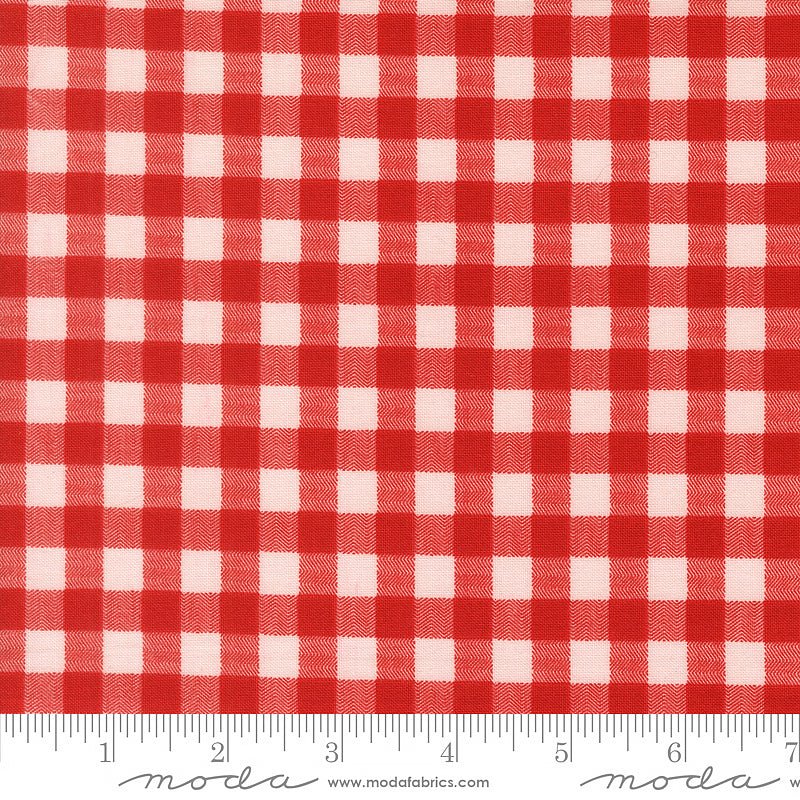 Blossom Jubilee Checks & Plaids Cherry - Moda from Fort Worth Fabric Studio