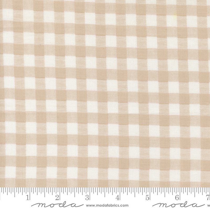 Blossom Jubilee Checks & Plaids Stone - Moda from Fort Worth Fabric Studio