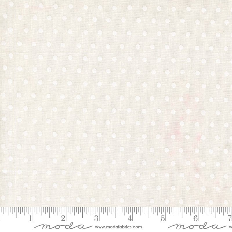 Blossom Jubilee Dots Cloud White - Moda from Fort Worth Fabric Studio