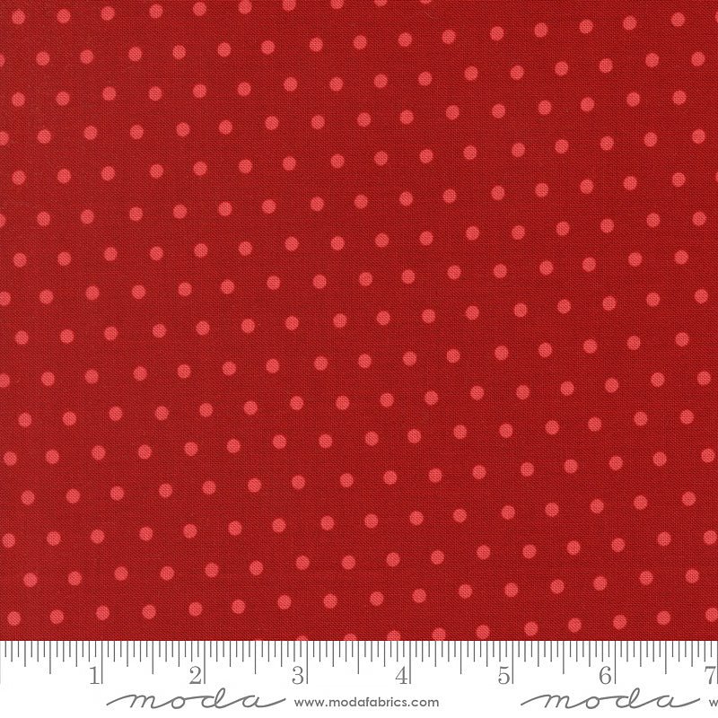 Blossom Jubilee Dots Rose - Moda from Fort Worth Fabric Studio