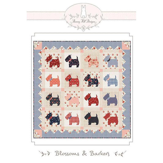 Blossoms & Barkers Quilt Pattern by Bunny Hill Designs - Bunny Hill Designs from Fort Worth Fabric Studio