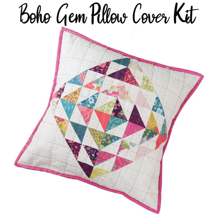 Boho Gem Pillow Cover Kit with Parlor from Moda - Moda from Fort Worth Fabric Studio