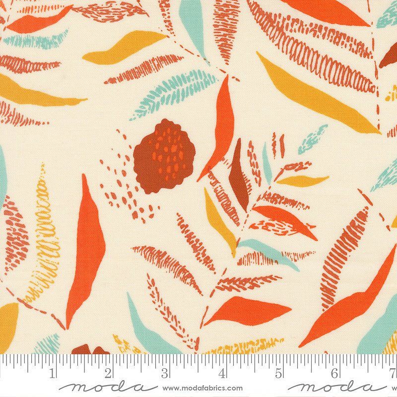 Boho Haven Frond Leaves Eggshell - Moda from Fort Worth Fabric Studio